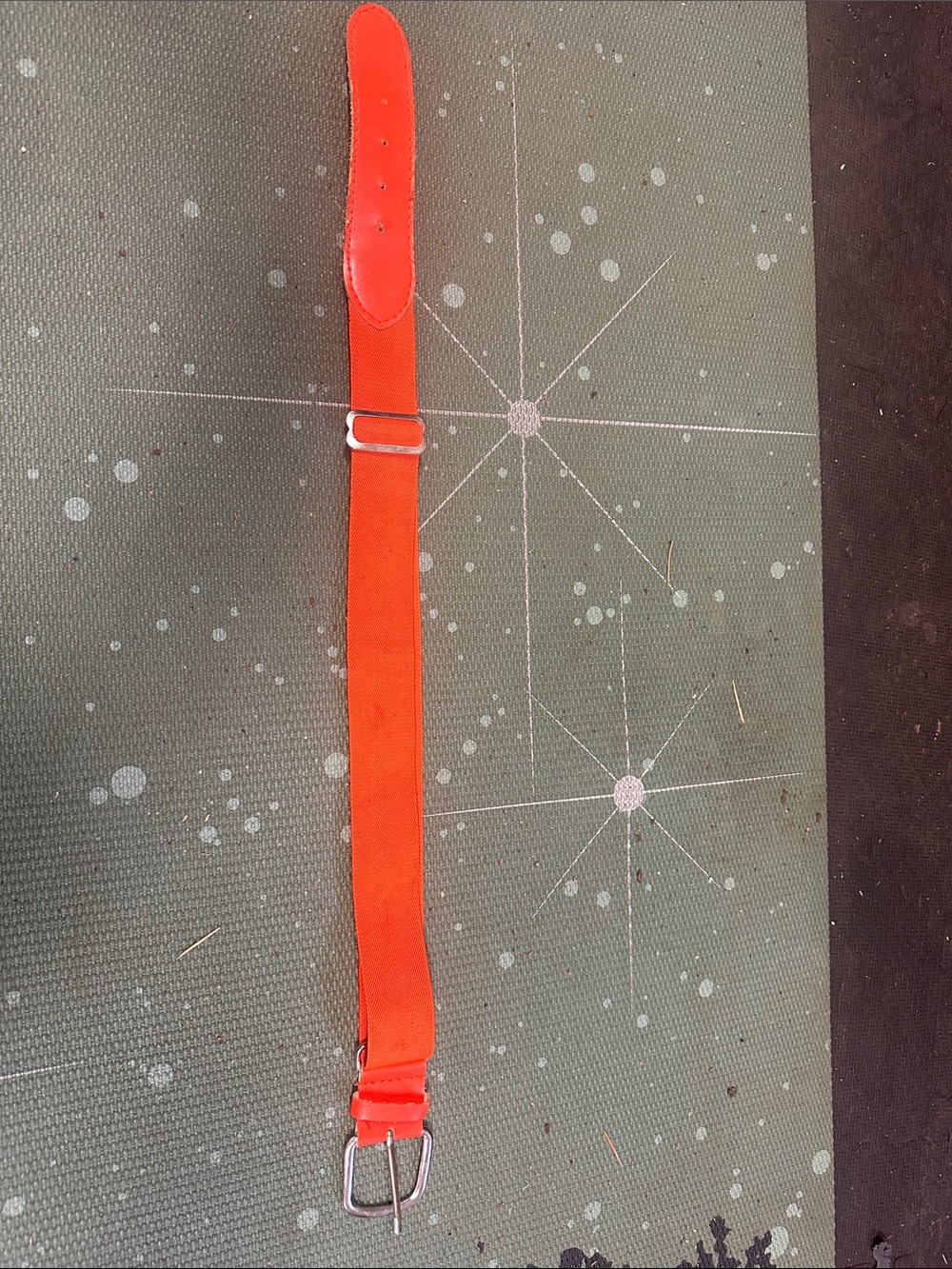 Orange Adjustable youth baseball Belt